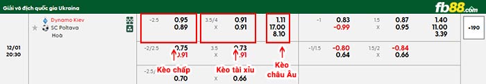 fb88-bảng kèo trận đấu Dynamo Kyiv vs Poltava