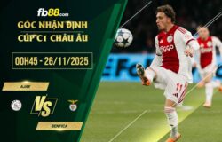 fb88-soi kèo Ajax vs Benfica