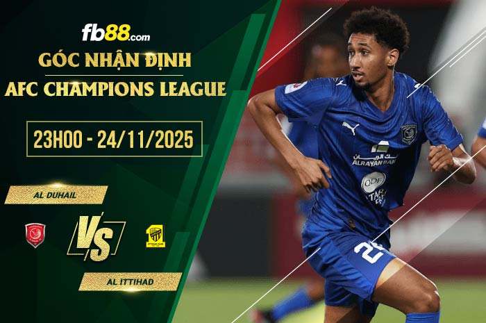 fb88-soi kèo Al Duhail vs Al Ittihad