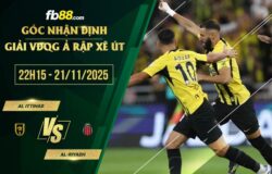 fb88-soi kèo Al Ittihad vs Al-Riyadh