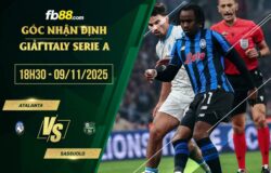 fb88-soi kèo Atalanta vs Sassuolo
