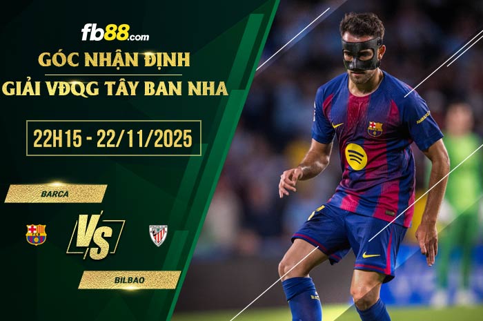 fb88-chi tiết kèo trận đấu Barca vs Bilbao