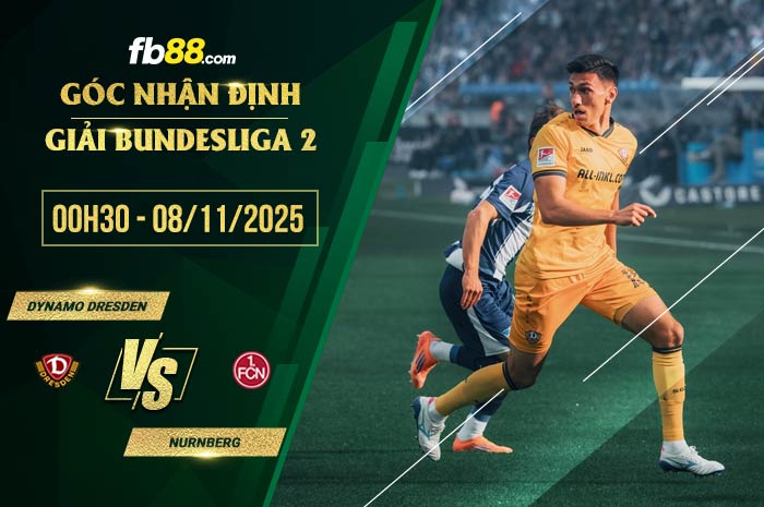 fb88-soi kèo Dynamo Dresden vs Nurnberg