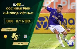 fb88-soi kèo Nam Dinh vs Ha Noi