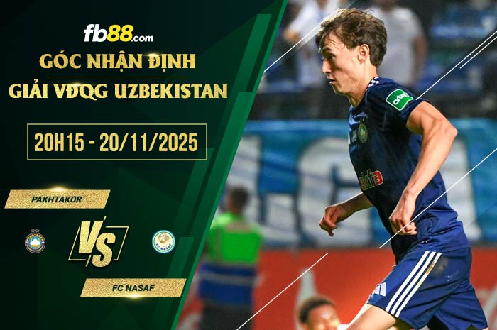 fb88-soi kèo Pakhtakor vs FC Nasaf