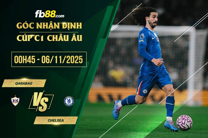 fb88-soi kèo Qarabag vs Chelsea