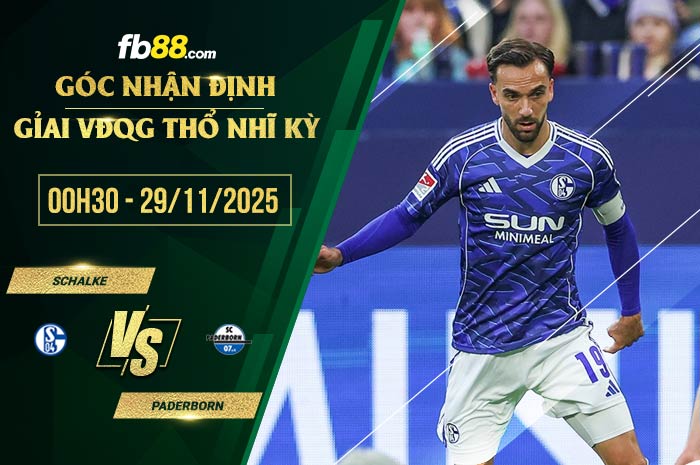 fb88-soi kèo Schalke vs Paderborn