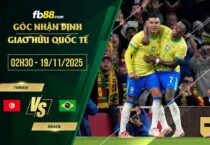 fb88-soi kèo Tunisia vs Brazil