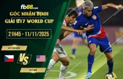 fb88-soi kèo U17 CH Séc vs U17 Mỹ