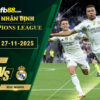 fb88-soi-keo-tran-dau-Olympiacos-vs-Real-Madrid-27-11-2025