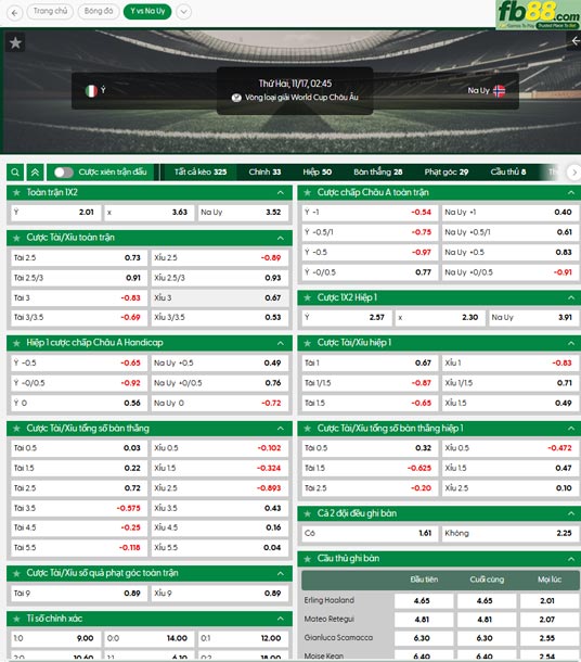fb88-ty-le-tran-dau-Italia-vs-Na-Uy-17-11-2025