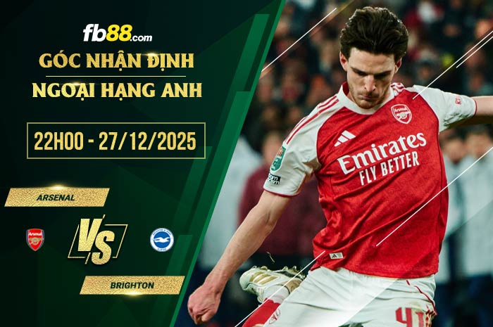 fb88-soi kèo Arsenal vs Brighton