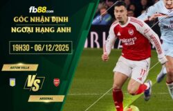 fb88-soi kèo Aston Villa vs Arsenal