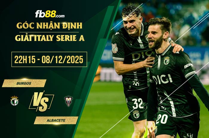 fb88-soi kèo Burgos vs Albacete