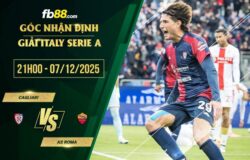 fb88-soi kèo Cagliari vs AS Roma