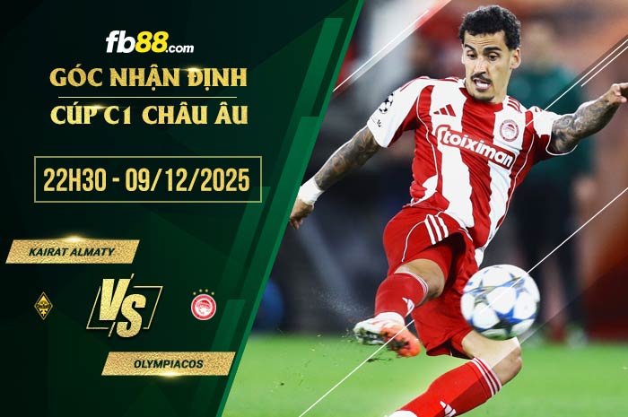 fb88-soi kèo Kairat Almaty vs Olympiacos