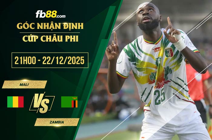 fb88-soi kèo Mali vs Zambia