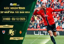 fb88-soi kèo Numancia vs Mallorca