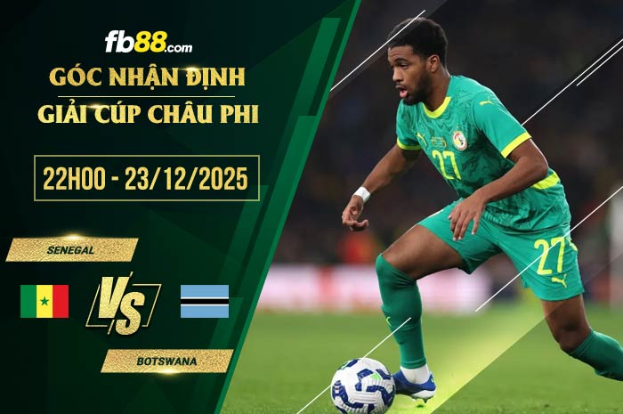 fb88-soi kèo Senegal vs Botswana