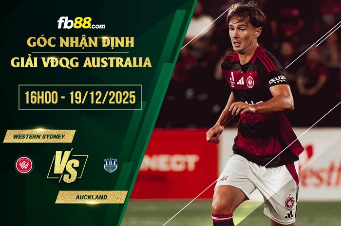fb88-soi kèo Western Sydney vs Auckland