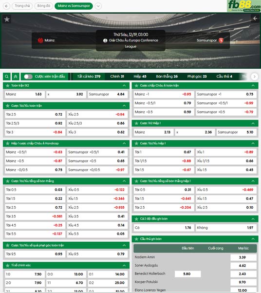 fb88-ty-le-tran-dau-Mainz-vs-Samsunspor-19-12-2025