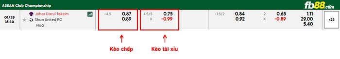 fb88-bảng kèo trận đấu Johor Darul vs Shan United