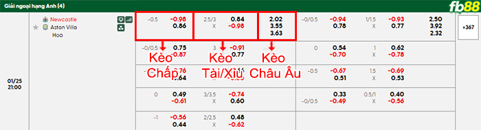 fb88-bang-keo-tran-dau-Newcastle-vs-Aston-Villa-25-01-2026