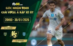 fb88-soi kèo Al Taawoun vs Al Okhdood