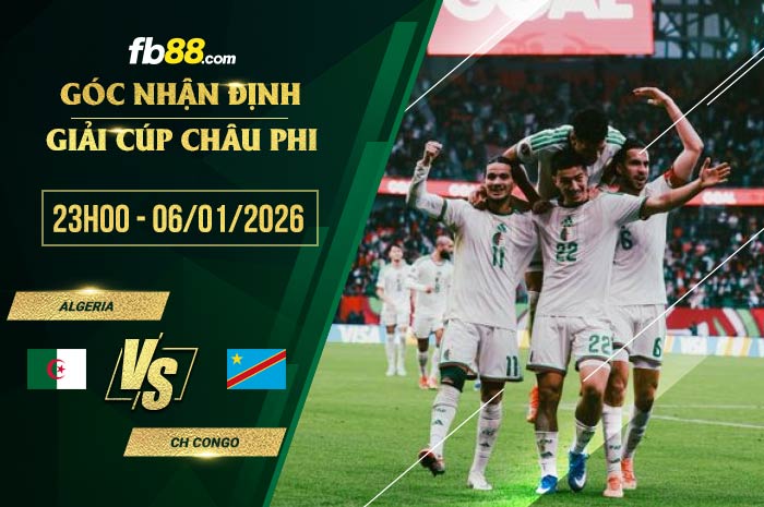fb88-soi kèo Algeria vs CH Congo