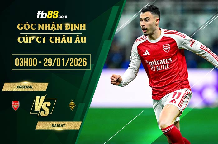 fb88-soi kèo Arsenal vs Kairat