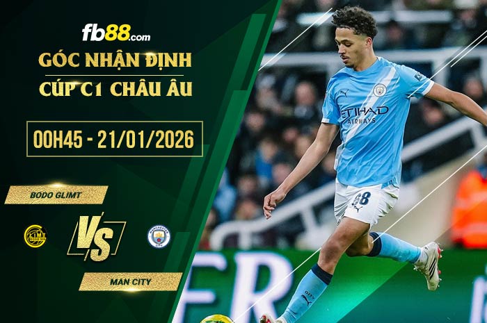 fb88-soi kèo Bodo Glimt vs Man City