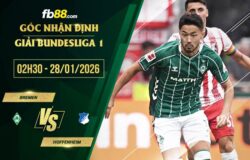 fb88-soi kèo Bremen vs Hoffenheim