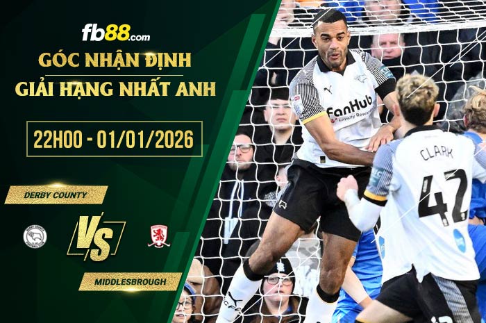 fb88-soi kèo Derby County vs Middlesbrough