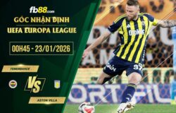 fb88-soi kèo Fenerbahce vs Aston Villa