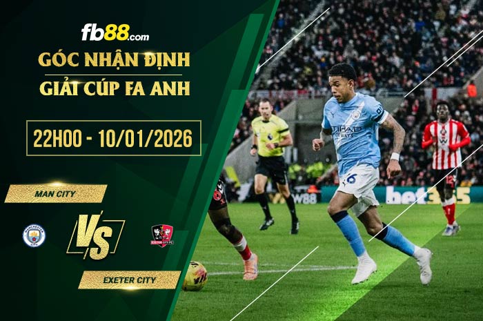 fb88-soi kèo Man City vs Exeter City