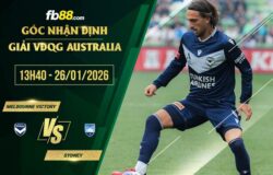 fb88-soi kèo Melbourne Victory vs Sydney
