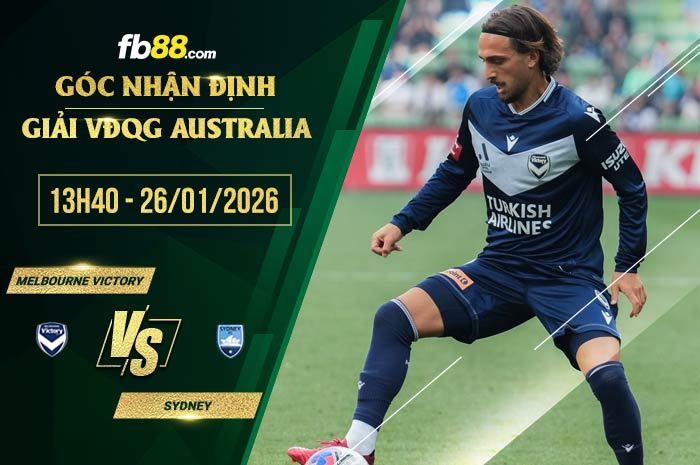 fb88-soi kèo Melbourne Victory vs Sydney