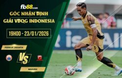 fb88-soi kèo Persija Jakarta vs Madura