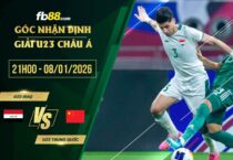 fb88-soi kèo U23 Iraq vs U23 Trung Quốc
