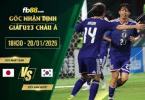 fb88-soi kèo U23 Nhật Bản vs U23 Hàn Quốc