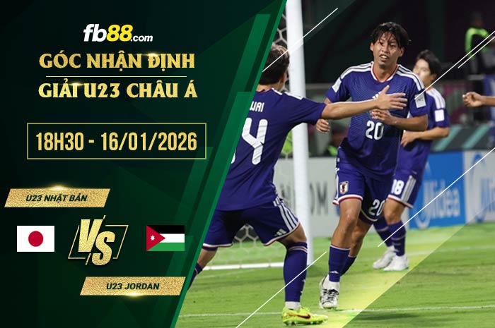 fb88-soi kèo U23 Nhật Bản vs U23 Jordan