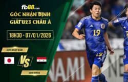 fb88-soi kèo U23 Nhật Bản vs U23 Syria