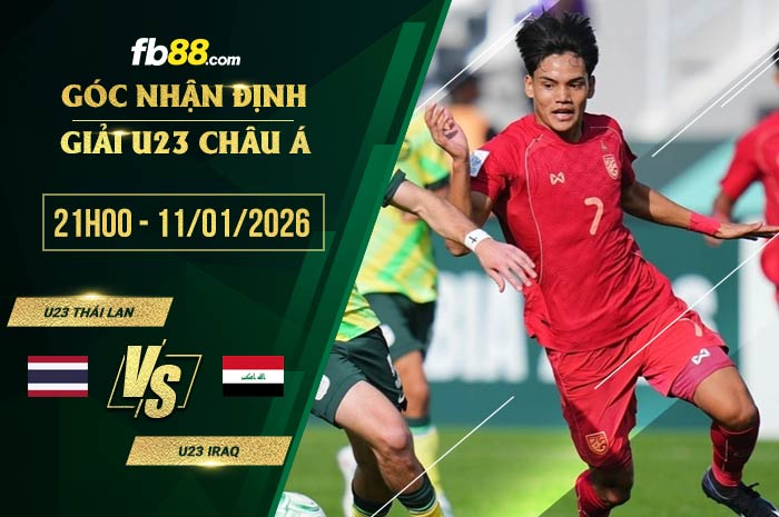 fb88-soi kèo U23 Thái Lan vs U23 Iraq