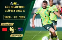 fb88-soi kèo U23 Trung Quốc vs U23 Australia