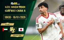 fb88-soi kèo U23 UAE vs U23 Nhật Bản