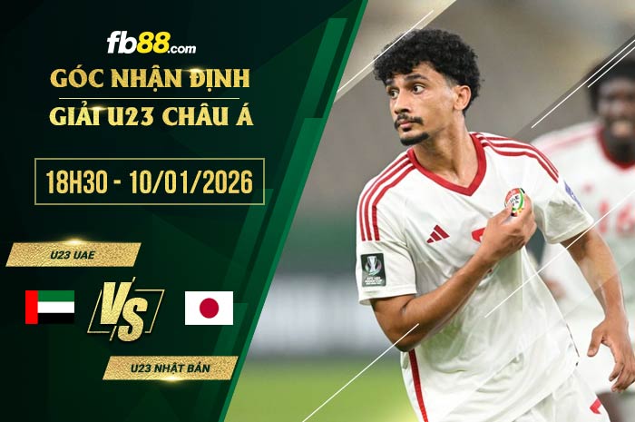 fb88-soi kèo U23 UAE vs U23 Nhật Bản
