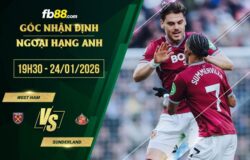 fb88-soi kèo West Ham vs Sunderland