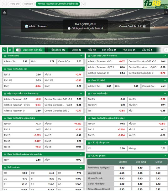 fb88-ty-le-tran-dau-Atletico-Tucuman-vs-Central-Cordoba-28-01-2026