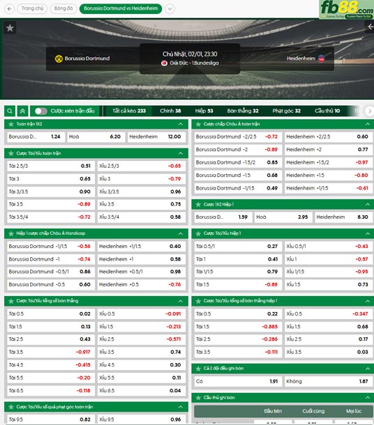 fb88-ty-le-tran-dau-Dortmund-vs-Heidenheim-01-02-2026