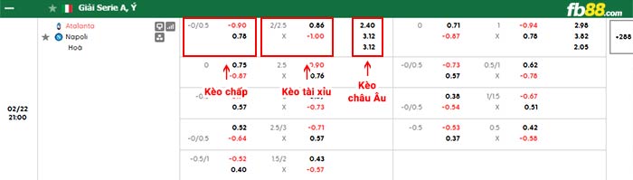 fb88-bảng kèo trận đấu Atalanta vs Napoli